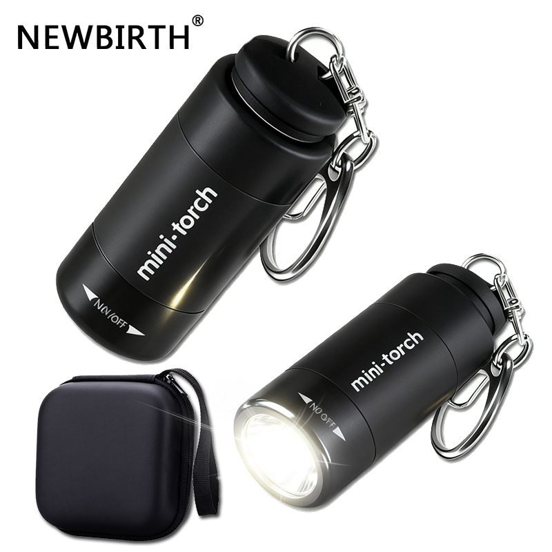 Keychain Flashlight - USB 충전식 LED 다기능 강력한 빛