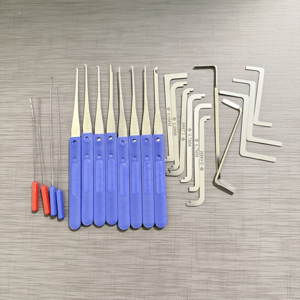 Bottle Opener Keyring - 23개/세트 열쇠 제거용 추출기 열쇠공 도구