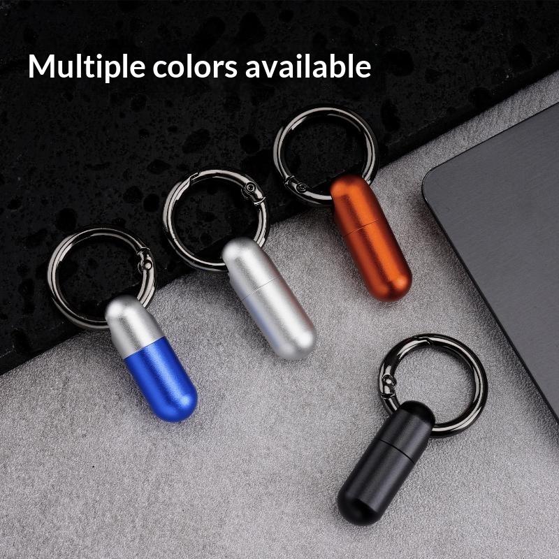 Edc Pill Carry - 새로운 알루미늄 합금 방수 밀폐 알약통