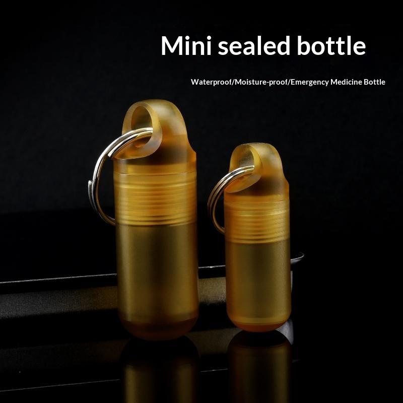 Edc Pill Carry - 작은 PEI 알약병 다기능 보관 상자