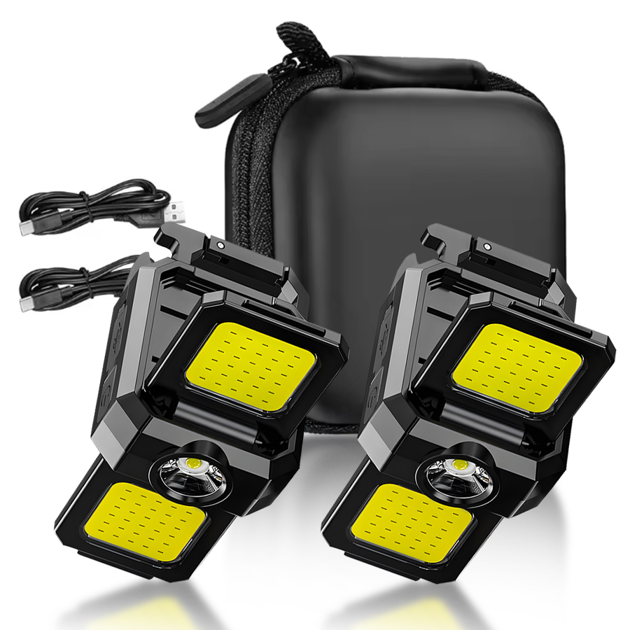 Keychain Flashlight - 미니 LED 휴대용 손전등 USB 충전식