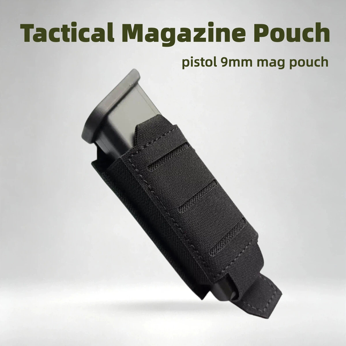 Edc Able Carry - 레이저 커팅 싱글 9mm 탄창 파우치,