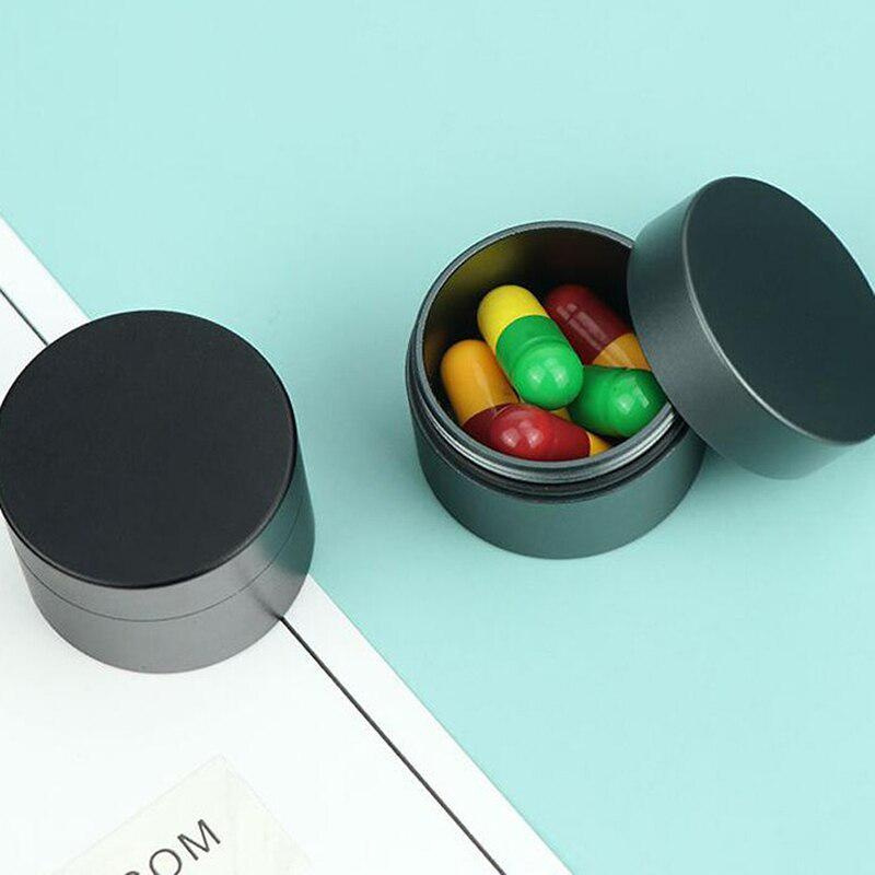 1개의 창의적인 휴대용 미니 알루미늄 키트 - 알약 및 - Edc Pill Carry 리뷰 및 가격