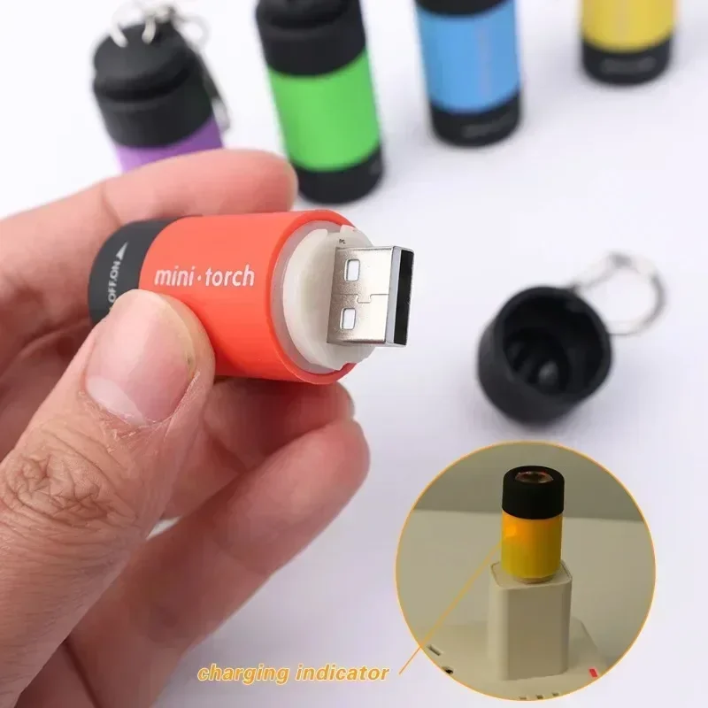 USB 충전식 LED 다기능 강력한 빛 포켓 키체인 손 - Keychain Flashlight 리뷰 및 가격