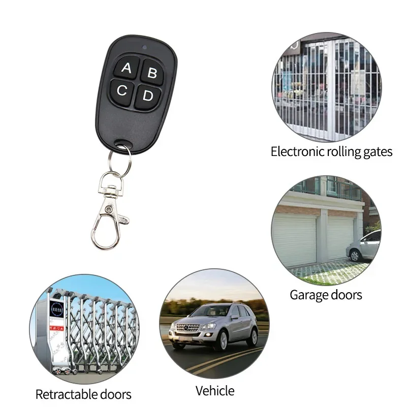 1PC 원격 제어 433mhz 자동차 키 차고 문 게이 - Bottle Opener Keyring 리뷰 및 가격