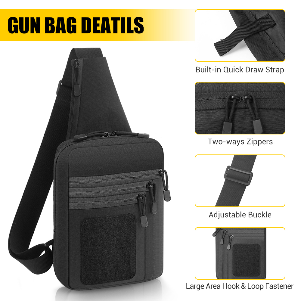 전술 권총 가방 은닉 휴대용 권총 홀스터 핸드건 보관  - Edc Carry Pistols 리뷰 및 가격