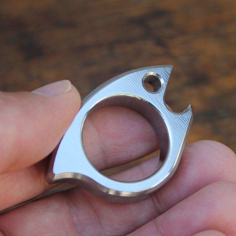 야외 휴대용 EDC 다기능 작은 물고기 반지 TC4 티 - Bottle Opener Keyring 리뷰 및 가격