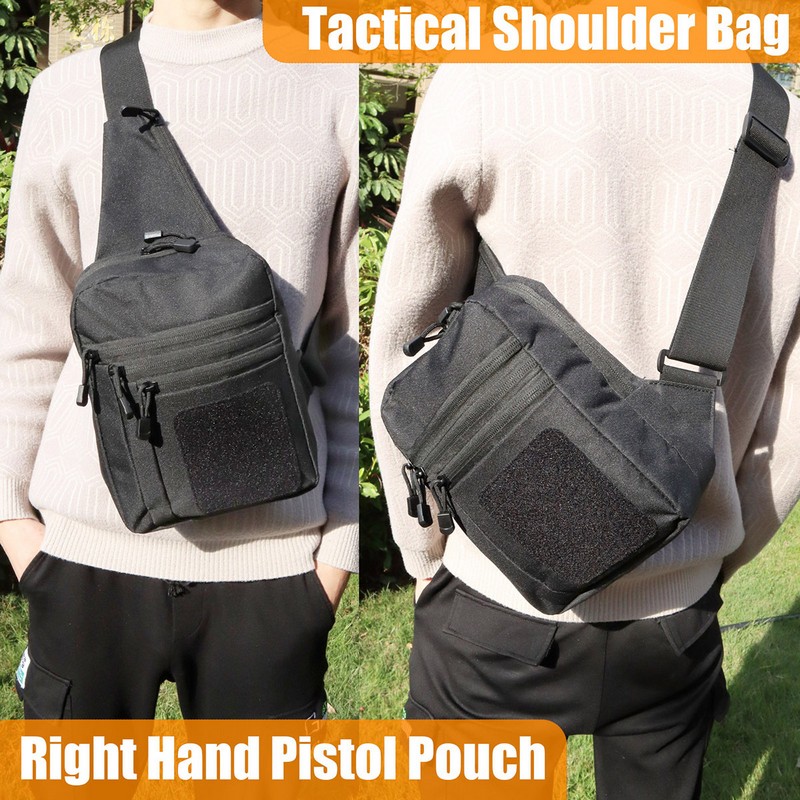 새로운 전술 가슴 가방 권총 홀스터, 은폐 총 운반 파 - Edc Concealed Carry Backpack 리뷰 및 가격