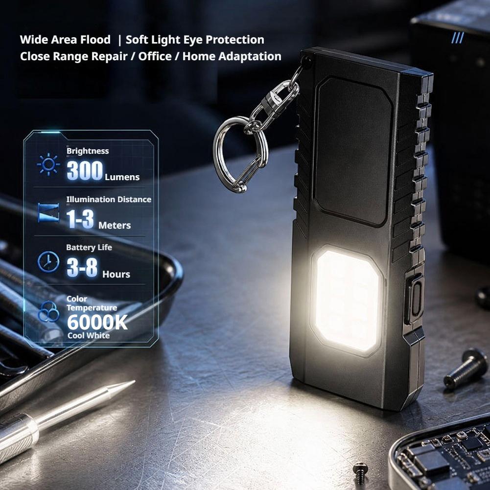 다기능 USB 충전식 키체인 손전등 미니 콥 작업등 E - Keychain Flashlight 리뷰 및 가격