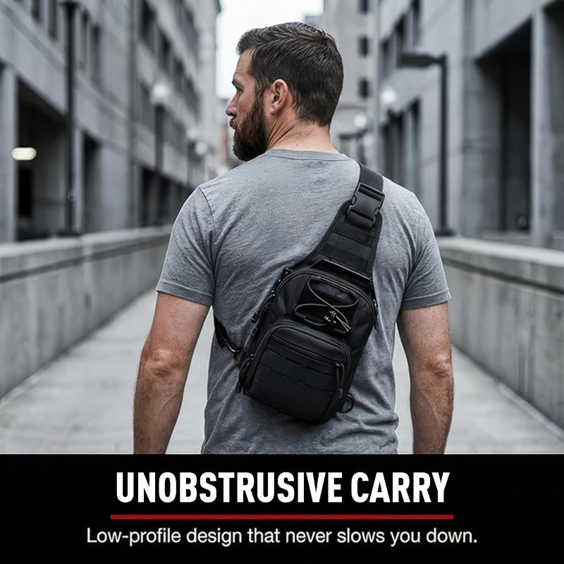 전술용 컴팩트 은닉 휴대 슬링백 컷 몰리 권총 홀스터  - Edc Concealed Carry Backpack 리뷰 및 가격