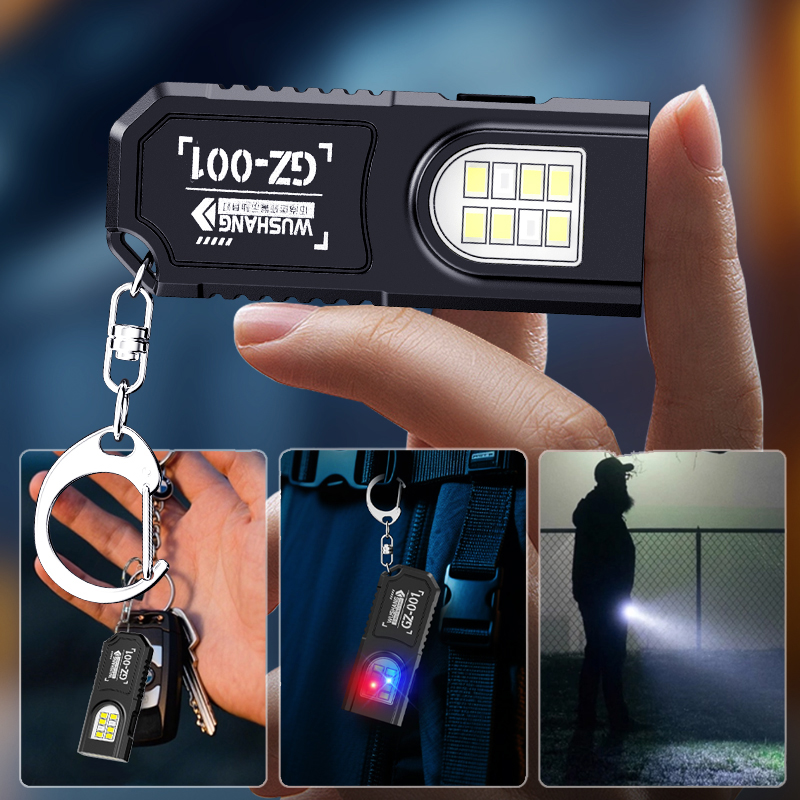 휴대용 키체인 LED COB 손전등 펜 클립이 있는 U - Keychain Flashlight 리뷰 및 가격