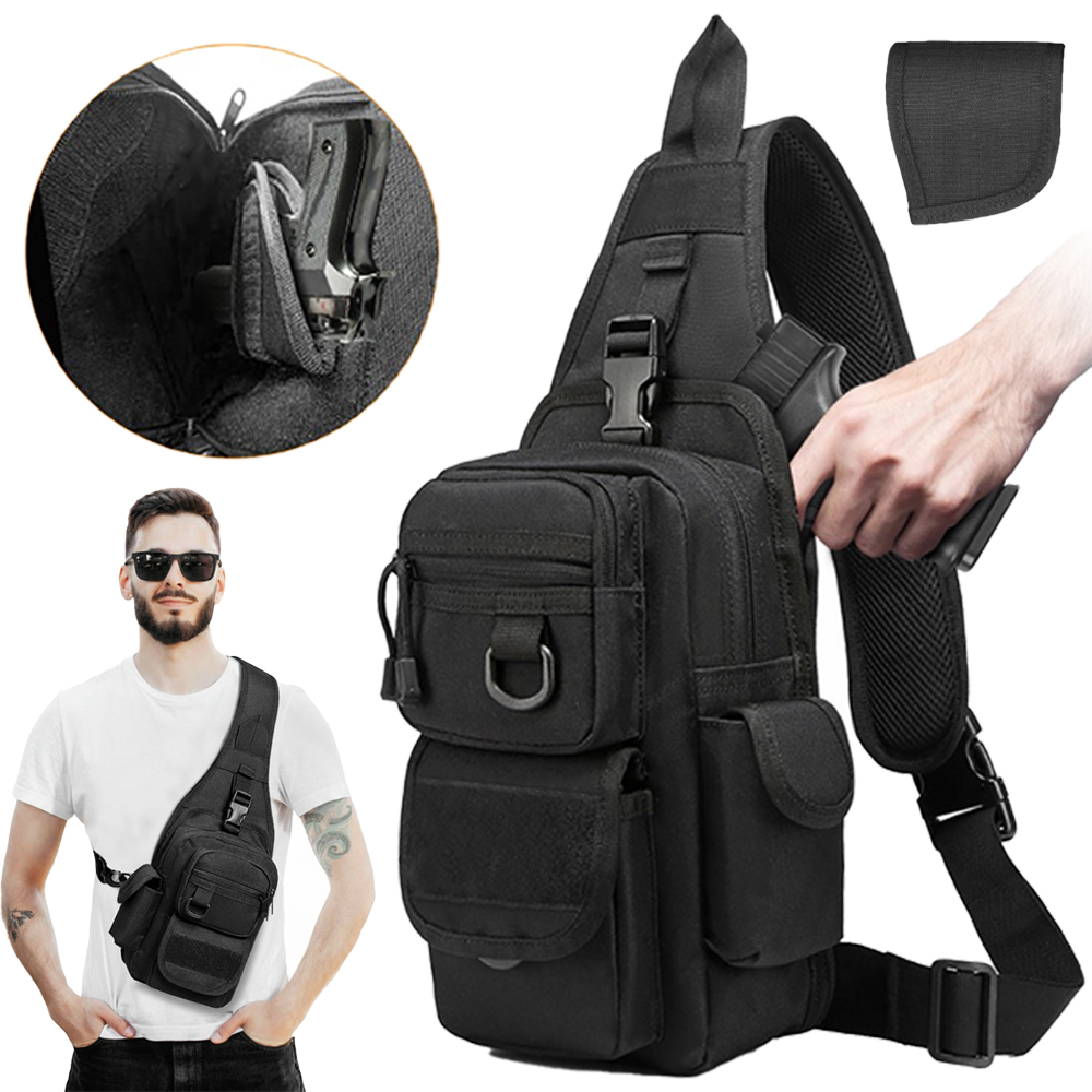 전술 권총 가방, 은닉 휴대용 총기 가방, 크로스바디  - Edc Concealed Carry Backpack 리뷰 및 가격