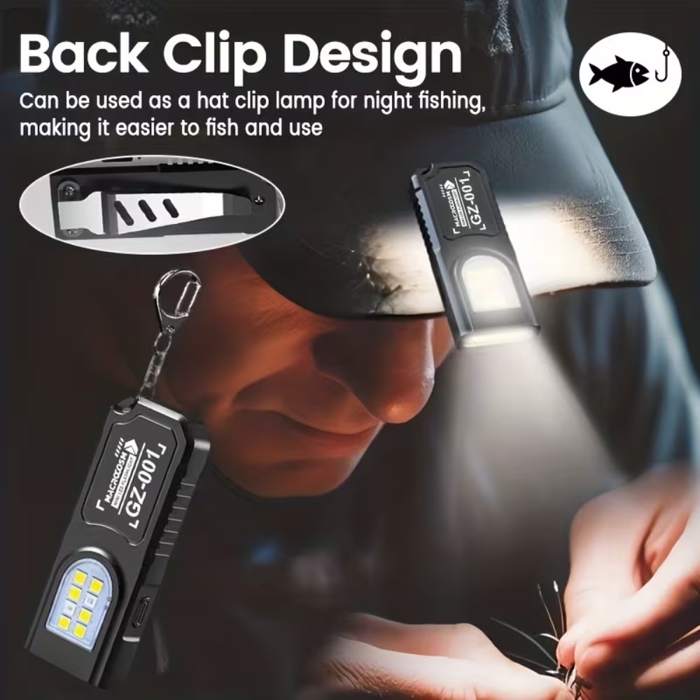 미니 COB LED 키체인 손전등 USB 충전식 토치  - Keychain Flashlight 리뷰 및 가격